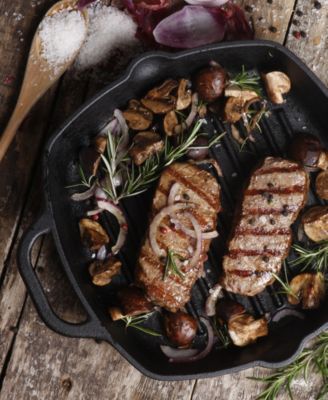 10" Cast Iron Deep Grill Pan