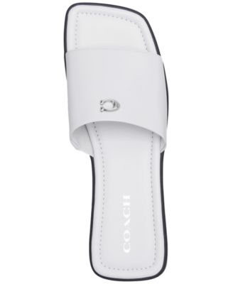 Women's Florence "C" Lug-Sole Slip-On Slide Flat Sandals