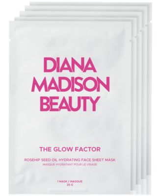 The Glow Factor Rosehip Seed Oil Hydrating Face Sheet Mask, 5-Pk.