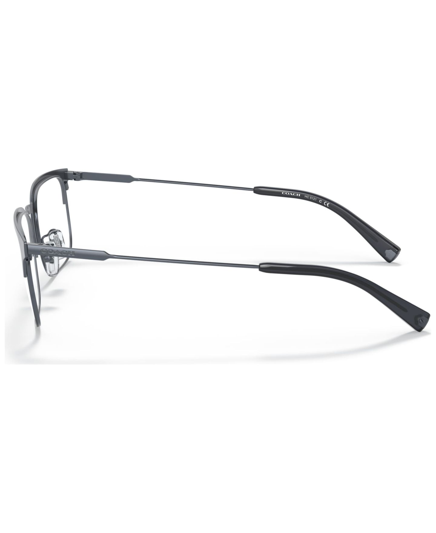 Мужские очки Coach Man Rectangle Metal HC5121 C2100 Eyeglasses, цвет: Матовый сланцевый — фото 2