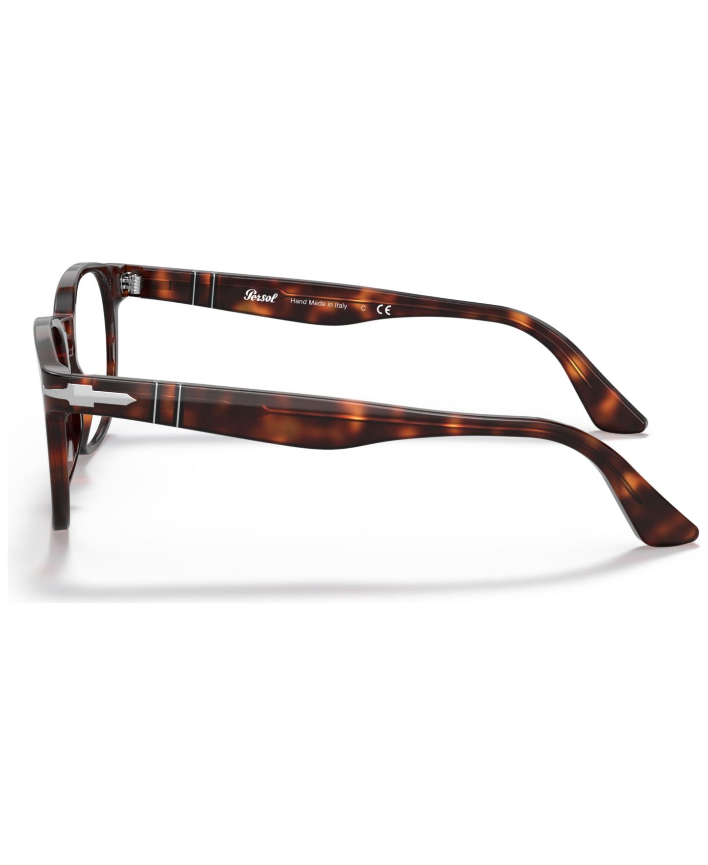 Мужские очки Persol Man Round Plastic PO3283V Eyeglasses, цвет: Гавана — фото 4