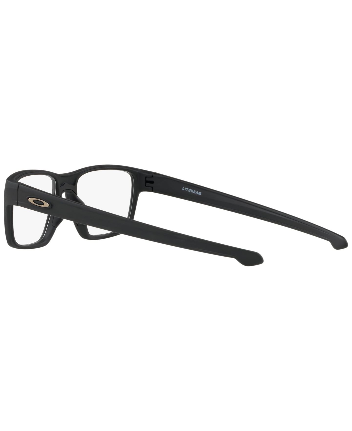 Мужские очки Celine Oakley Man Square Plastic OX8140 Litebeam Eyeglasses, цвет: Атласный чёрный — фото 6