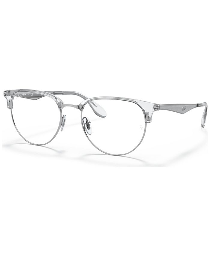 Ray-Ban Unisex Eyeglasses, RB6396 - Silver - 51mm