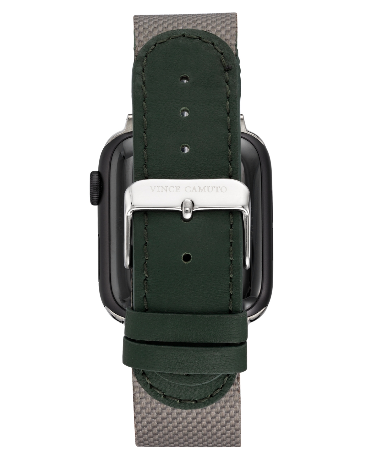 Shop Vince Camuto Men's Dark Green Premium Nylon Band Compatible With 42mm, 44mm, 45mm, Ultra, Ultra2 Apple Watch