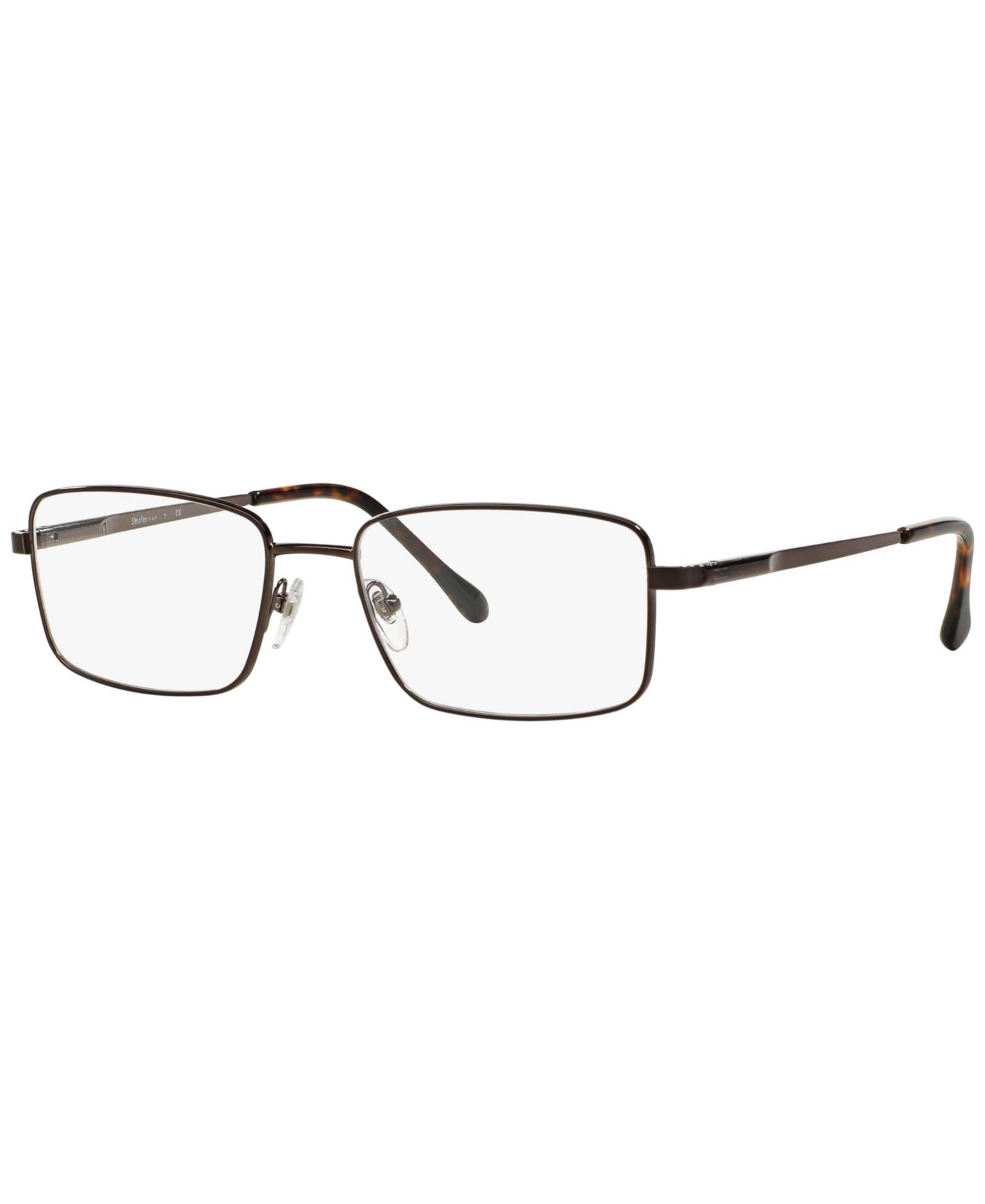 Мужские очки Sferoflex Man Rectangle Metal SF2271 Eyeglasses, цвет: Чёрный какао — фото 1