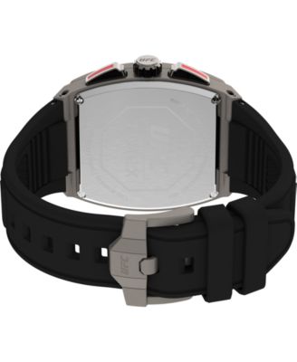 Timex Orologio Uomo UFC Pro - Analogico Con Cinturino In Silicone, Quadrante Oro, Impermeabile 10 Bar
