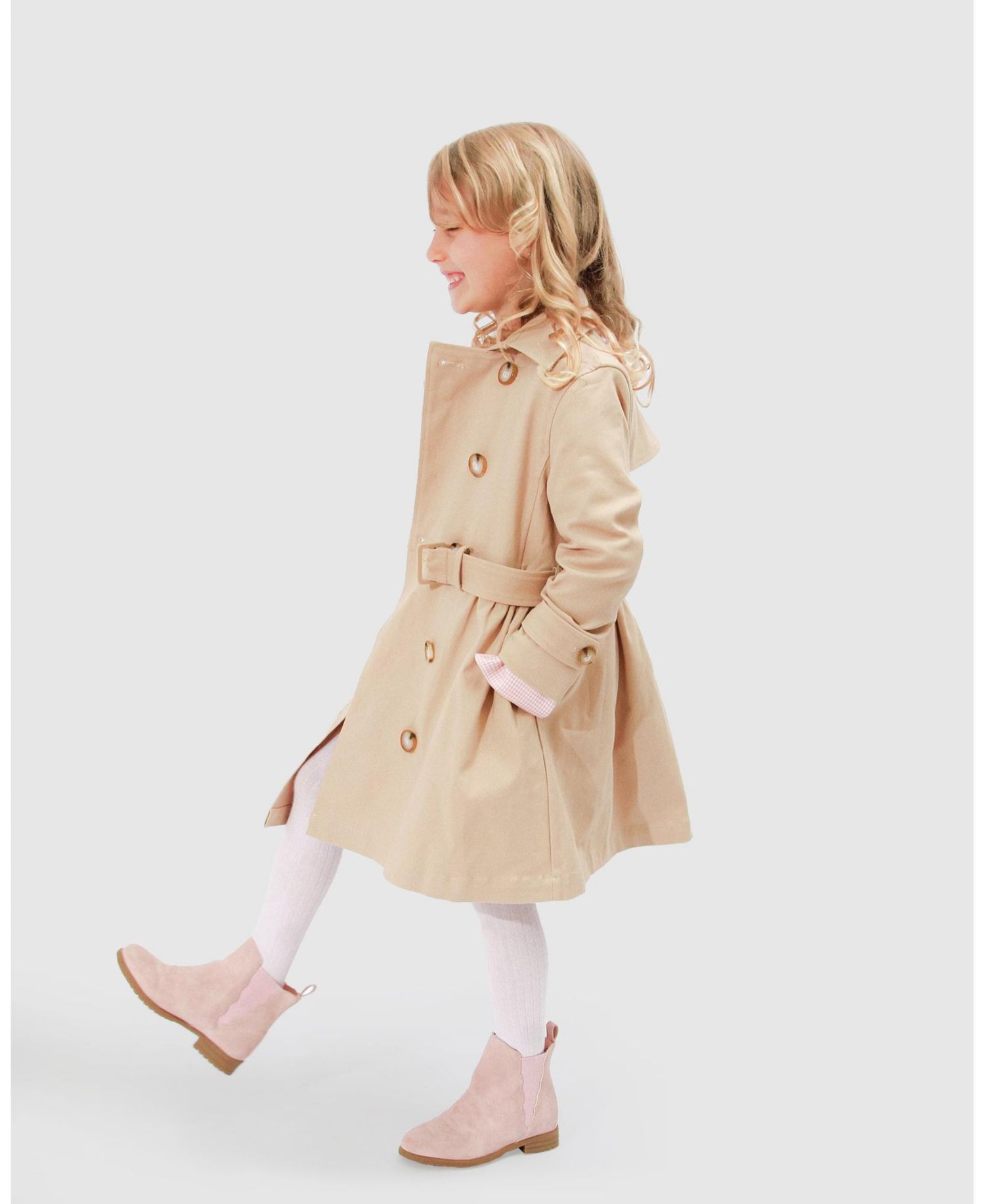 Child Girls Miss Sunshine Trench Coat