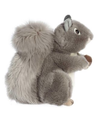 Aurora MiYoni Gray Squirrel Plush Toy - 10 Inch Soft Stuffed Animal With Acorn