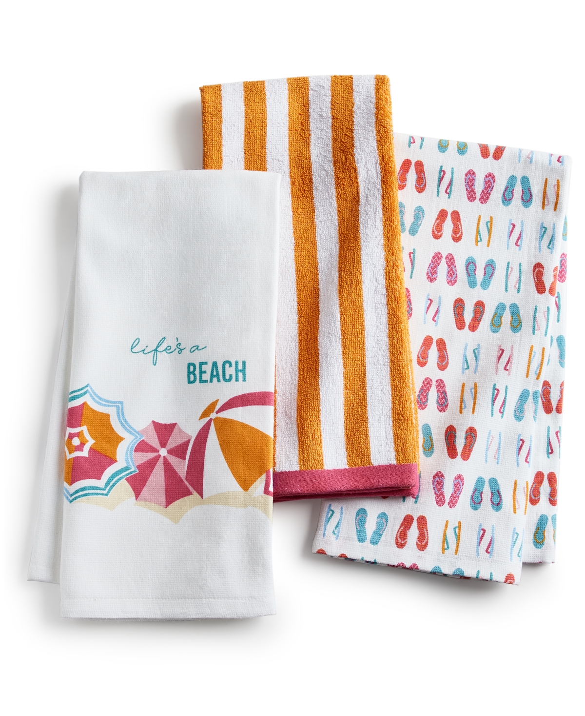 Fashion Beach 3-Pc. Towel Set, Created for Macy's