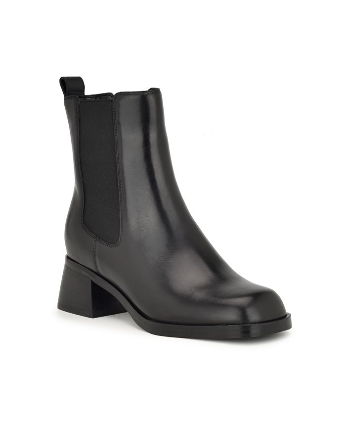 Women s Leriv Square Toe Block Heel Casual Booties