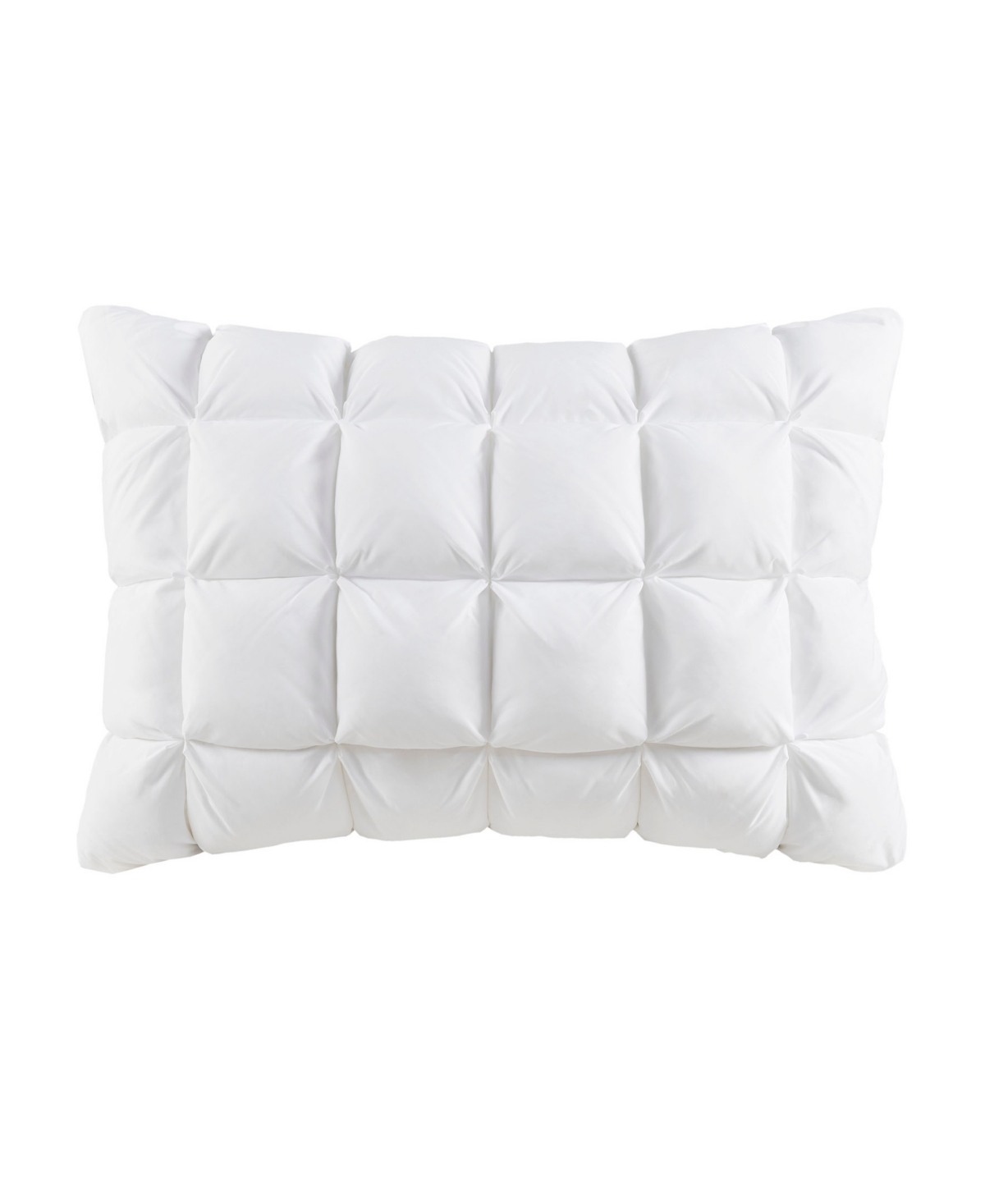 Madison Park Stay Puffed Overfilled Protector Single Piece Pillow In White