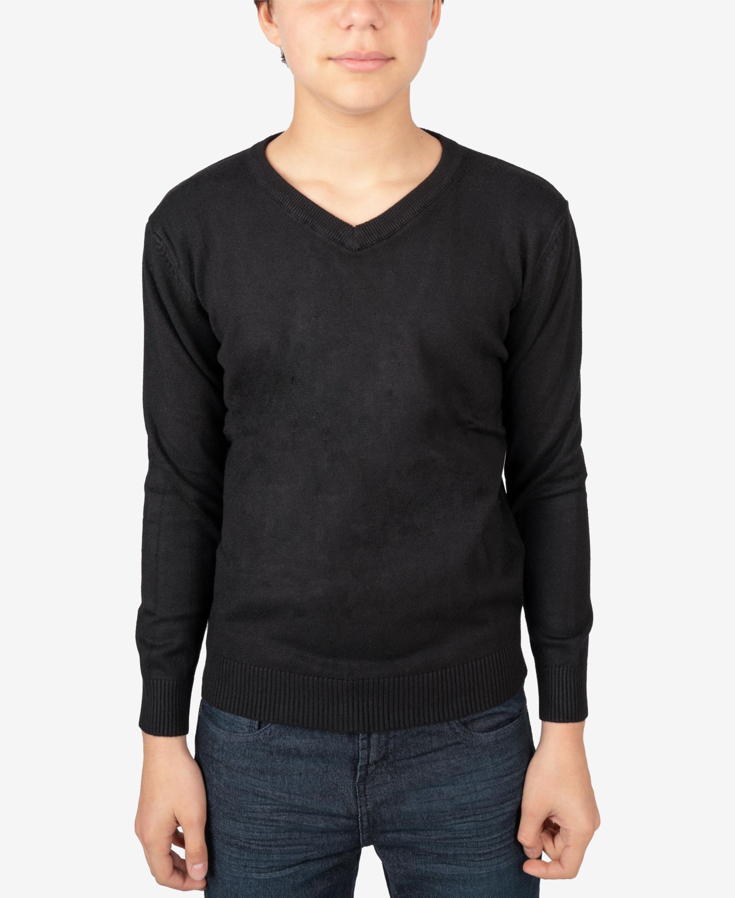 Boy's Basic V-Neck Sweater