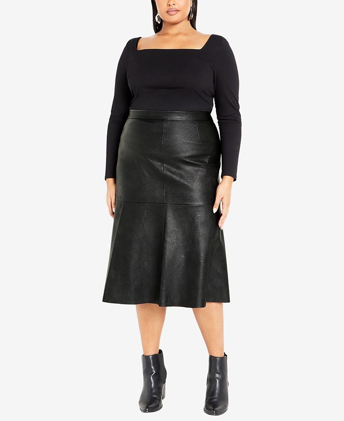 Fashion To Figure  Midi skirt, Plus size, Plus size outfits