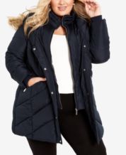 Macys plus size shop coats