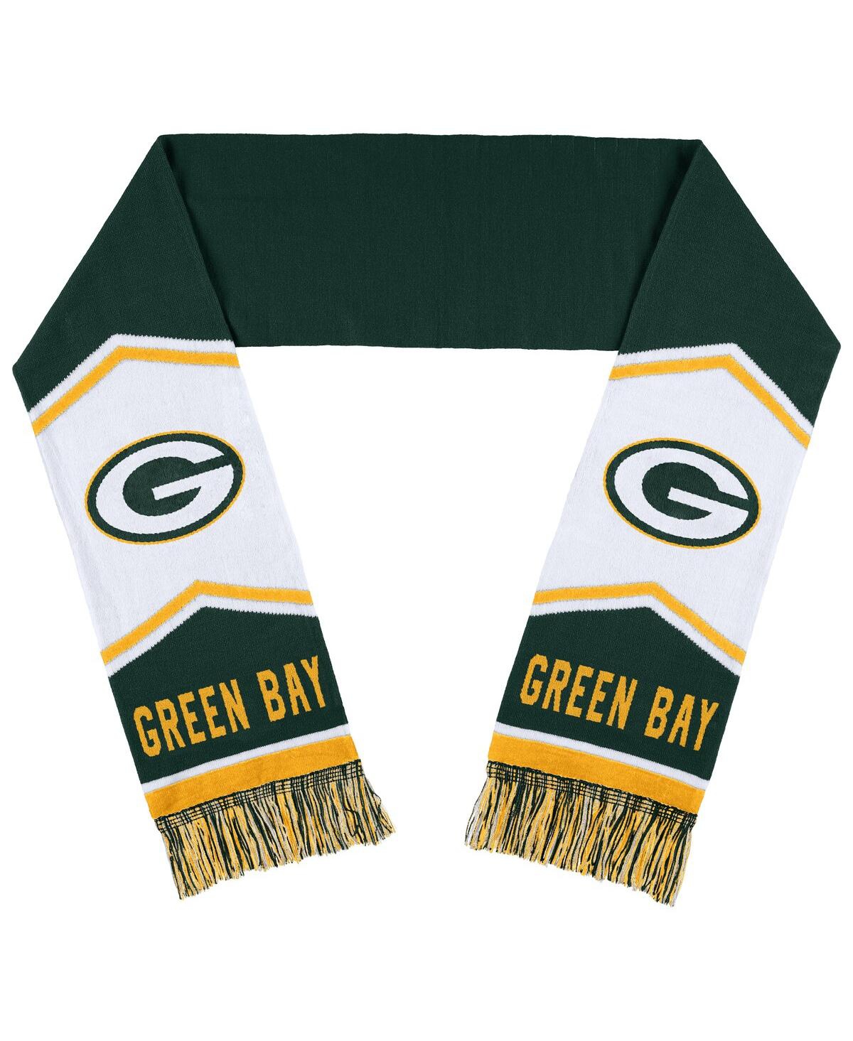 Wear By Erin Andrews Women's  Green Bay Packers Jacquard Stripe Scarf