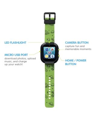 V3 Boys Green Silicone Smartwatch 42mm Gift Set