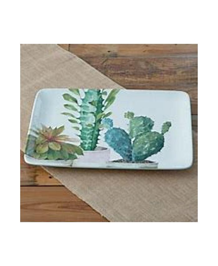 Certified International Cactus Verde Rectangular Platter - Macy's