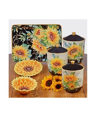 Sunflower Fields Rectangular Platter
