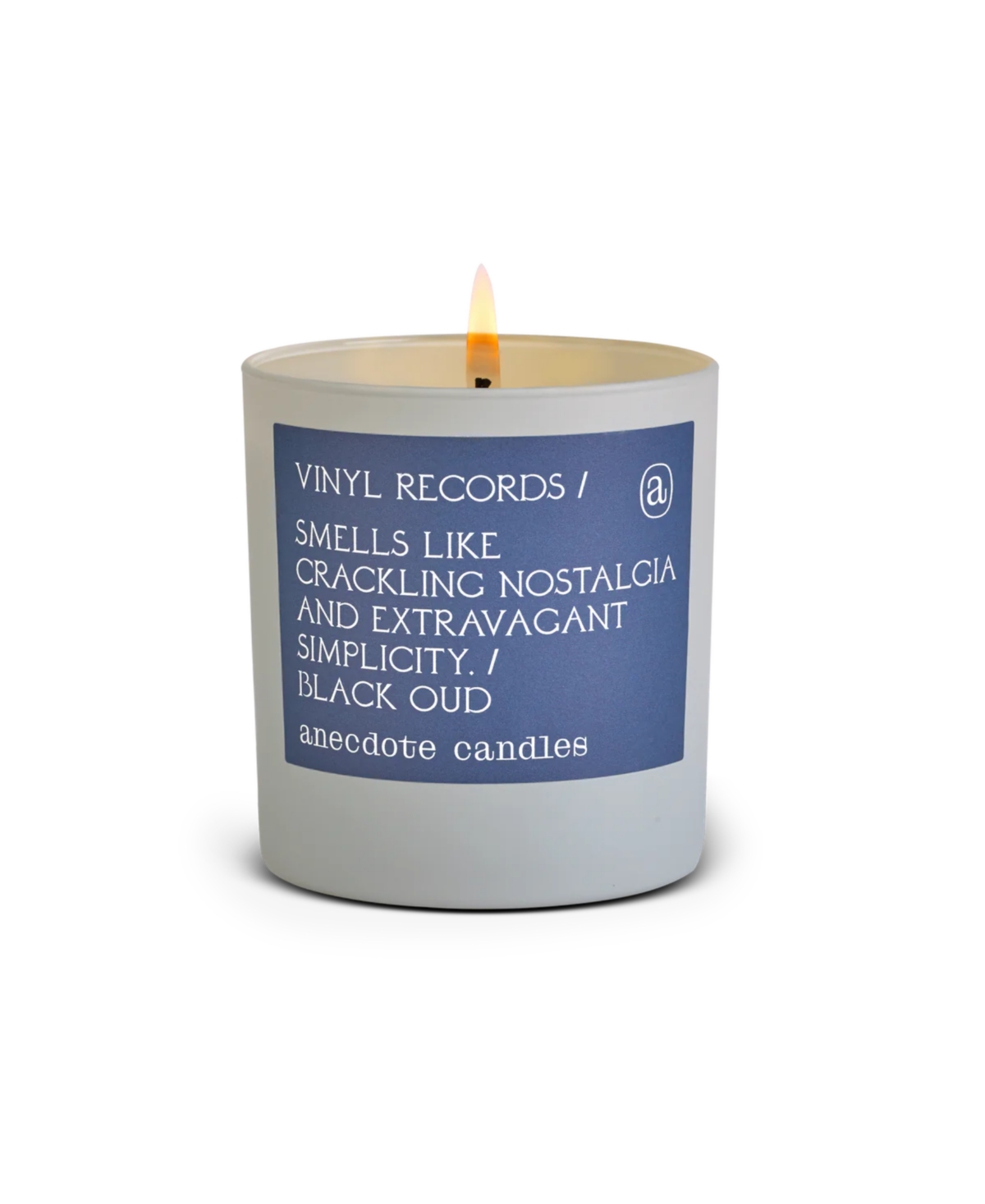 Anecdote Vinyl Records Candle - Blue