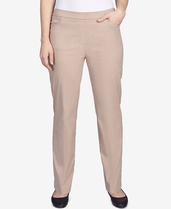 Women with Control Petite Tummy Control Crop Pants with Pockets 