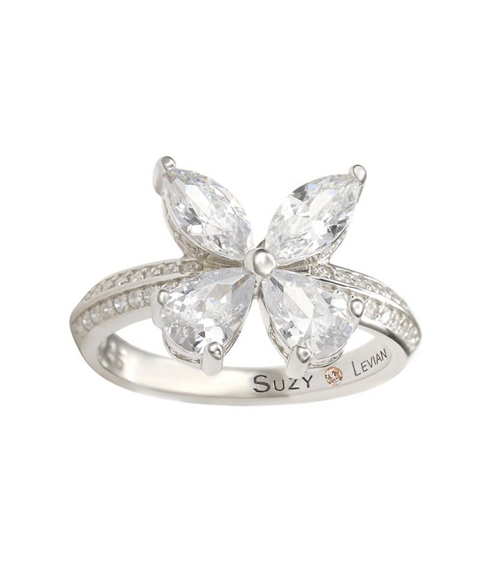 Suzy Levian New York Suzy Levian Sterling Silver Cubic Zirconia