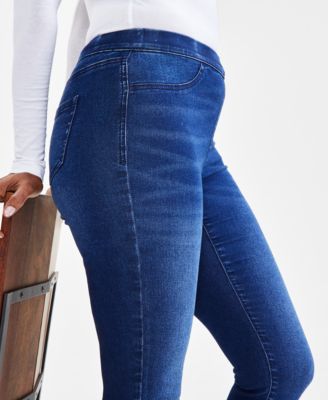Women's Mid-Rise Pull-On Jeggings, Created for Macy's
