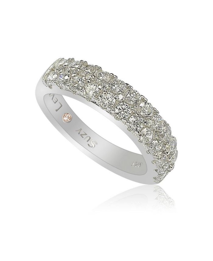 Suzy Levian New York Suzy Levian White Cubic Zirconia in Sterling Silver