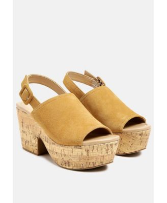 Fashion macy's sandalias plataforma