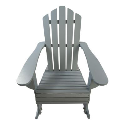 Reclining Wooden Outdoor Rocking Adirondack Chair