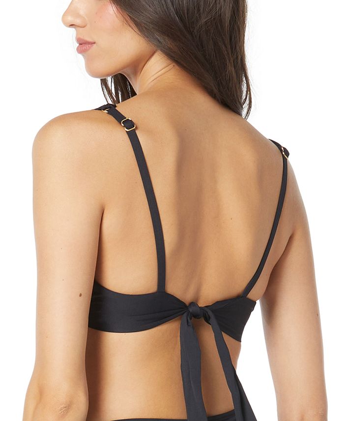 Vince Camuto Women's U-Wire Tie-Back Bikini Bra Top - Macy's