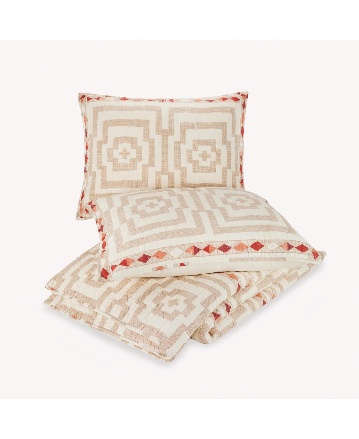 Justina Blakeney Hypnotic Geometric 3-Pc Quilt Set,