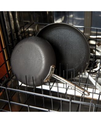 Essentials Hard Anodized Nonstick Cookware Set, 2-piece Fry and Sauce Pan with lid Set