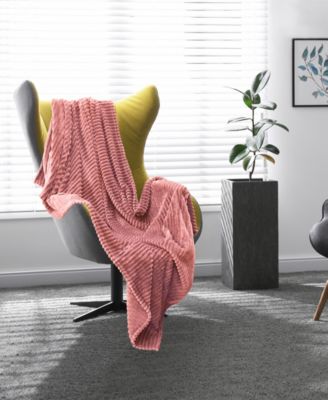 Cut Plush Lightweight Super Soft Luxury Bed Throw, 50" x 60"