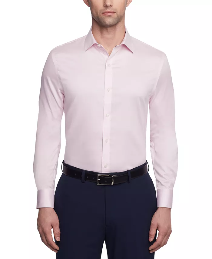 Men's Flex Wrinkle Free Stretch Twill Dress Shirt, Regular & Slim Fit