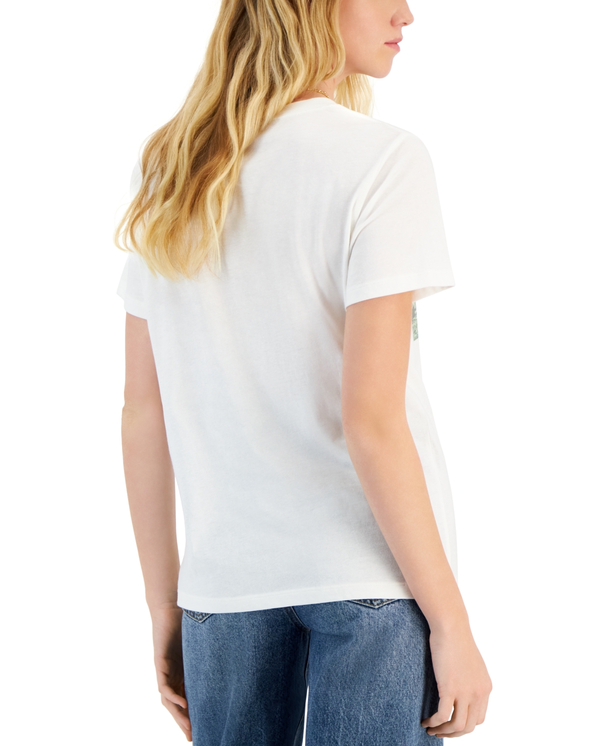 Shop Grayson Threads, The Label Juniors' Amalfi-graphic Short-sleeve T-shirt In Off White