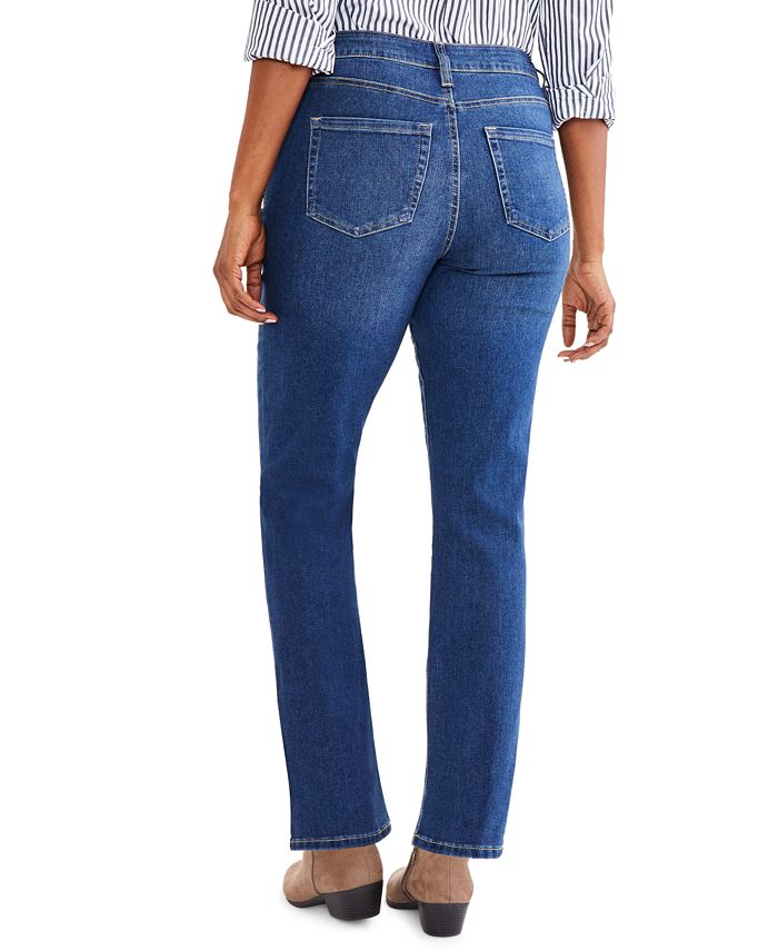 Style & Co Women's High Rise Straight-Leg Jeans, Regular, Short and ...