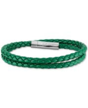 Men's leather on sale bracelets macy's