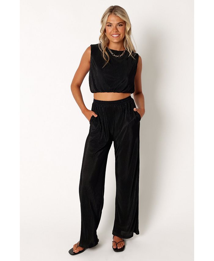 Petal and Pup Womens Lucy Plisse Pants Macy's