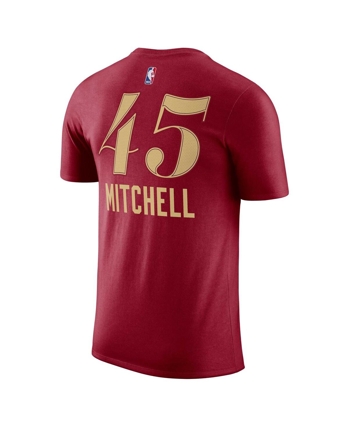 Men's Nike Donovan MitchellCleveland Cavaliers 2023/24 City Edition Name and Number T-shirt - Wine