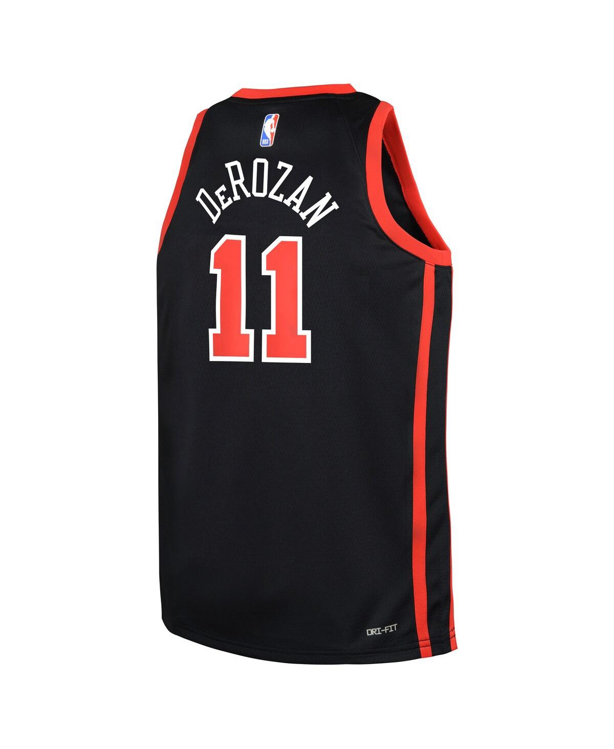 Big Boys Nike DeMar DeRozanChicago Bulls 2023/24 Swingman Replica Jersey - City Edition - Black