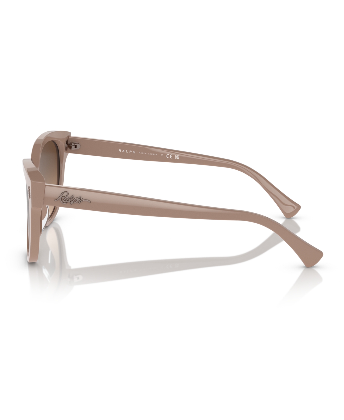 Shop Ralph Lauren Women's Sunglasses, Gradient Ra5305u In Shiny Solid Beige
