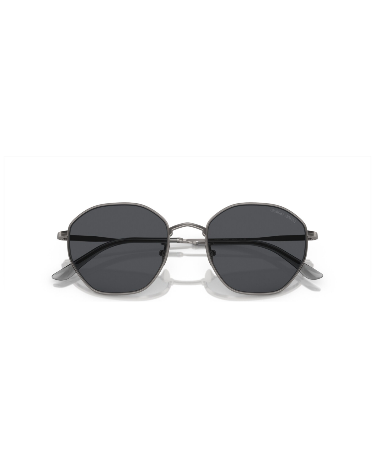 Shop Giorgio Armani Men's Sunglasses Ar6150 In Matte Gunmetal