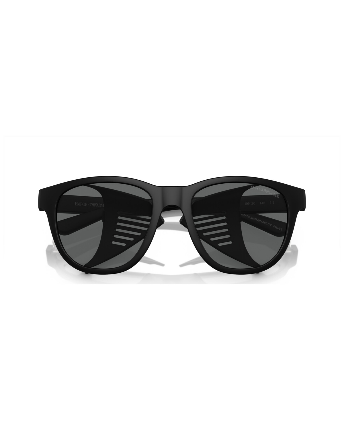 Shop Emporio Armani Men's Sunglasses Ea4216u In Matte Black