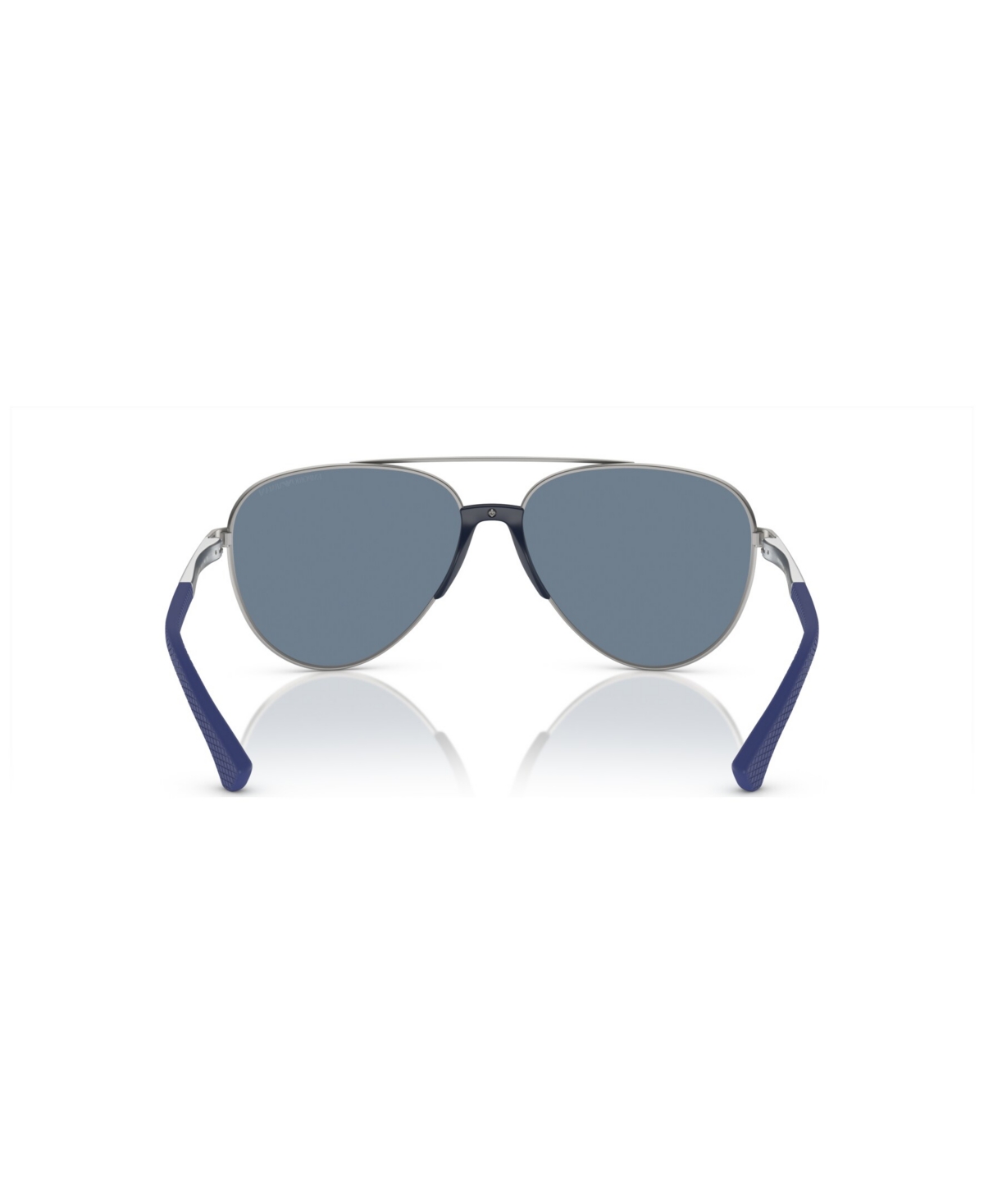 Shop Emporio Armani Men's Polarized Sunglasses, Polar Ea2059 In Matte Silver