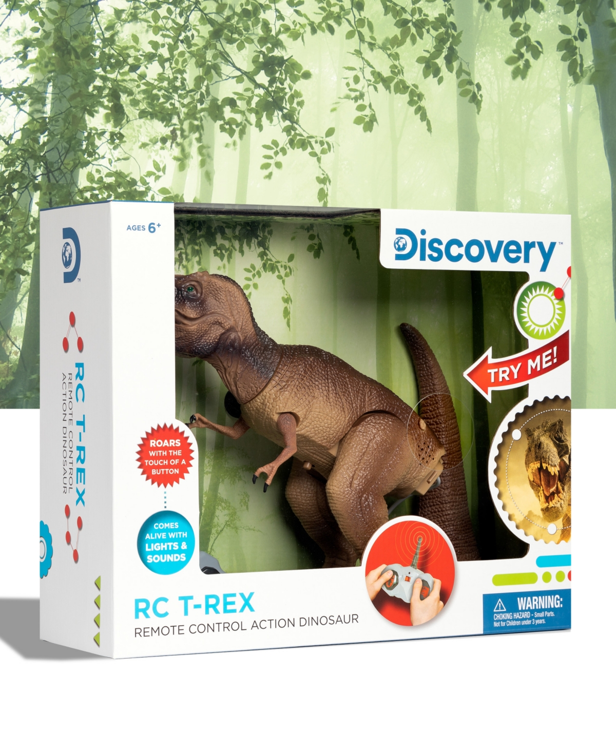 Discovery Kids Rc T Rex Dinosaur Electronic Toy Action Figure