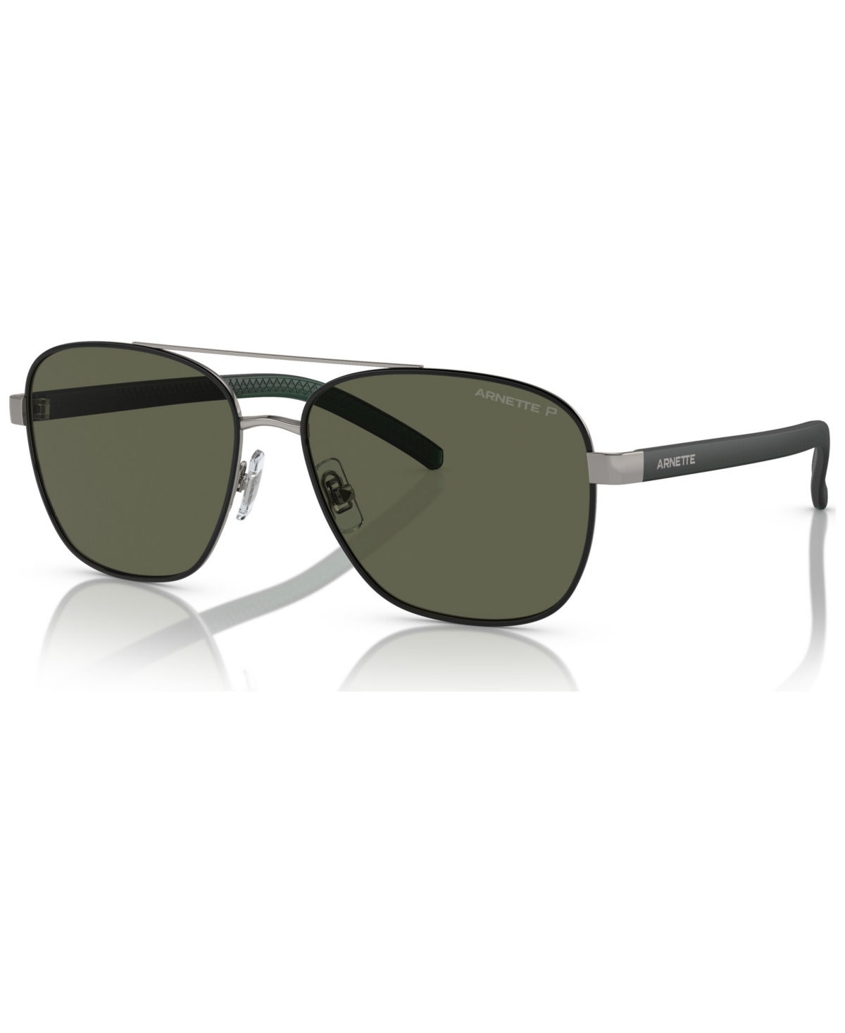 Arnette Men's Walvis Polarized Sunglasses, Polar An3087 In Gunmetal,black