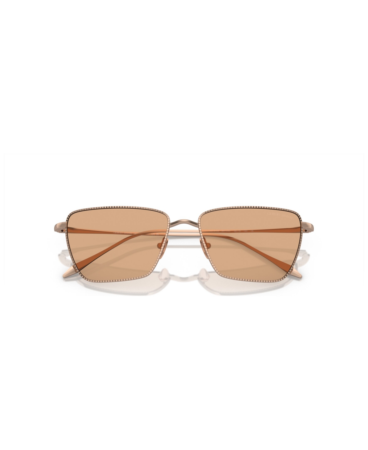 Shop Giorgio Armani Women's Sunglasses Ar6153 In Rose Gold