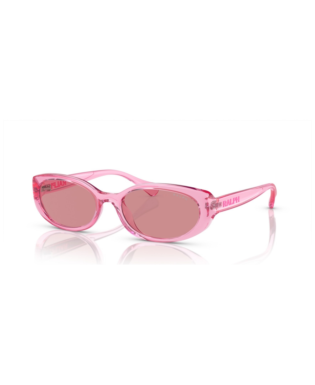 Ralph By Ralph Lauren Women's Sunglasses Ra5306u In Shiny Transparent Pink