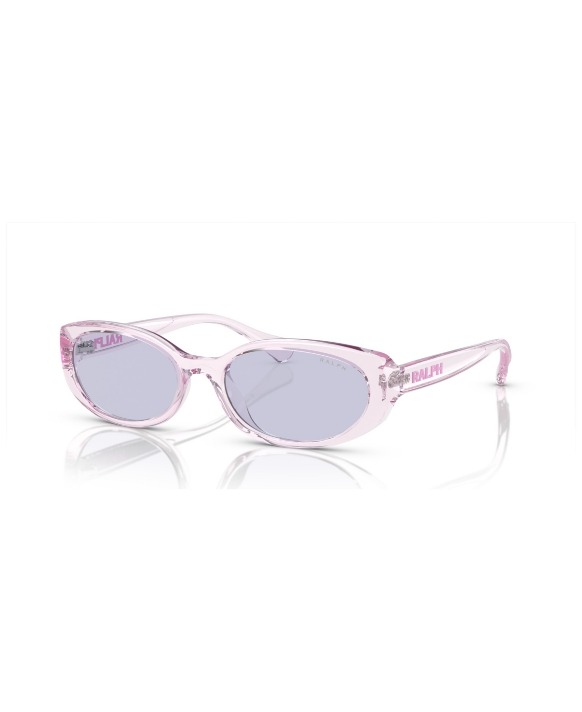 Ralph By Ralph Lauren Women's Sunglasses Ra5306u In Shiny Transparent Lilac