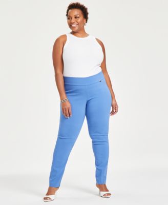 I.N.C. International Concepts - Plus Size Bengaline Skinny Pants